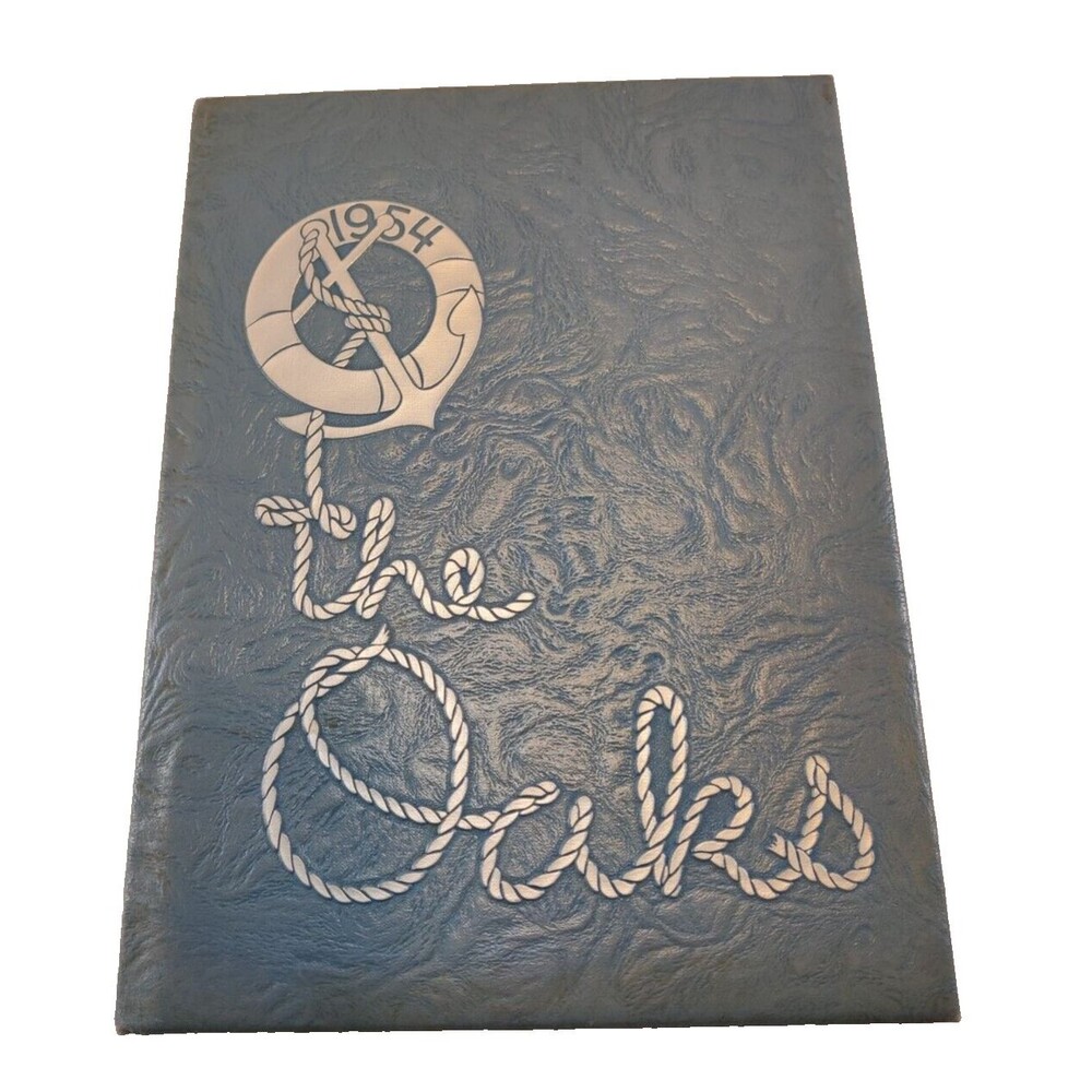 Vintage 1955 MUSKEGON HEIGHTS MI HIGH SCHOOL Photo Annual YEARBOOK The Oaks